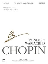 Rondo in C Major and Variations in D Major piano sheet music cover